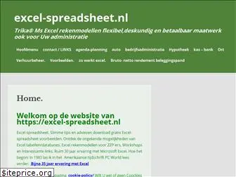 excel-spreadsheet.nl