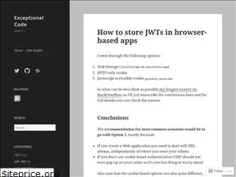 exceptionalcode.wordpress.com