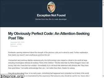 exceptionnotfound.net