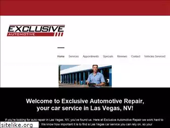 exclusiveautomotiverepair.com