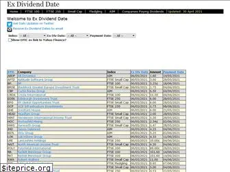 exdividenddate.co.uk