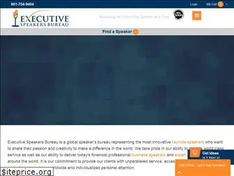 executivespeakersbureau.com