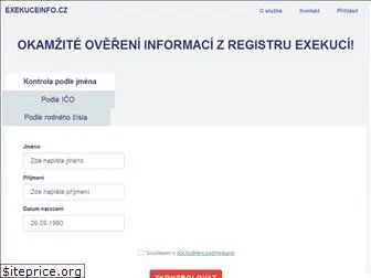 exekuceinfo.cz