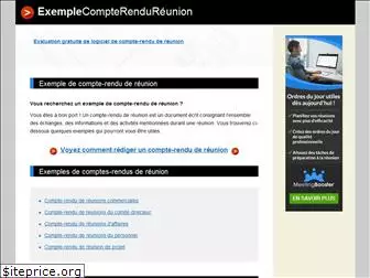 exemplecompte-rendureunion.com