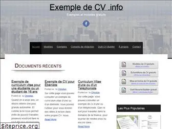 exempledecv.info