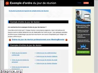 exempleordredujour.com