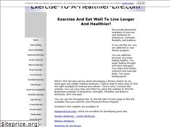 exercise-to-a-healthier-life.com