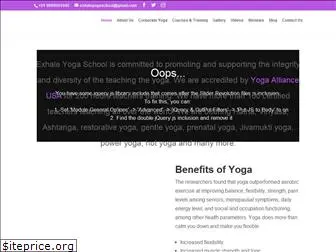 exhaleyogaschool.com