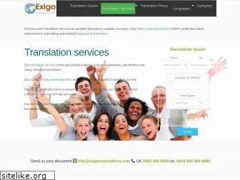 exigotranslations.com
