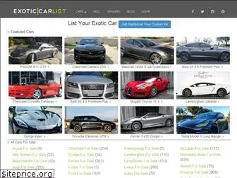 exoticcarlist.com