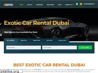 exoticcarrentaldubai.com