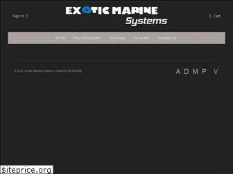 exoticmarinesystems.com