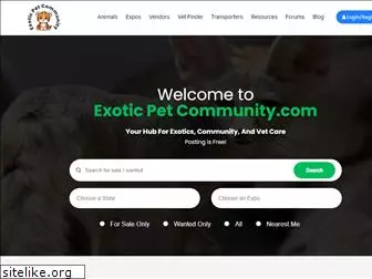 exoticpetcommunity.com
