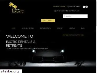 exoticrentalsandretreats.com