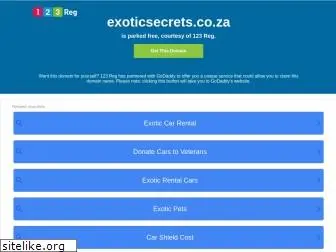 exoticsecrets.co.za