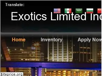 exoticslimited.com