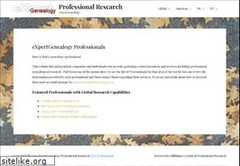 expertgenealogy.com