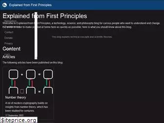explained-from-first-principles.com