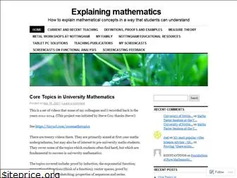 explainingmaths.wordpress.com