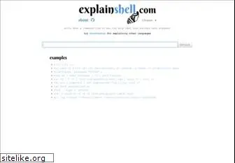 explainshell.com