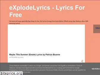 explodelyrics.com