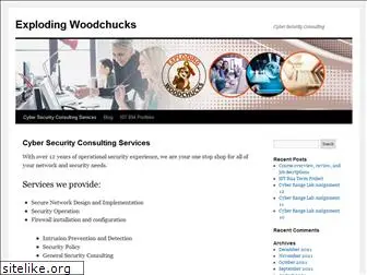 explodingwoodchucks.com