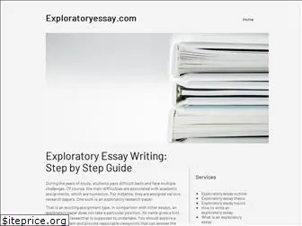 exploratoryessay.com