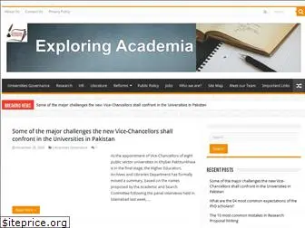 exploringacademia.com