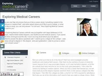 exploringmedicalcareers.com