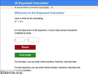 exponentcalculator.net