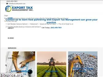 exporttaxmanagement.com