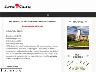 exposecollege.com