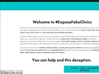 exposefakeclinics.com