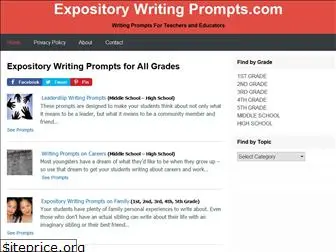 expositorywritingprompts.com