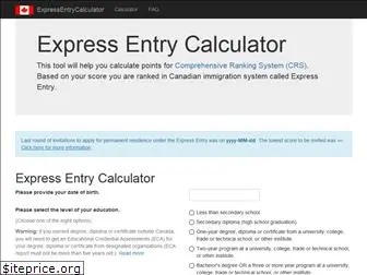 expressentrycalculator.com