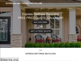 expressmattressrecycling.com