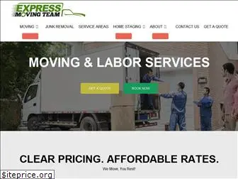 expressmovingteam.com