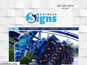 expresssignsorlando.com