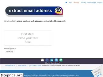 extractemailaddress.com