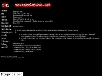 extrapolation.net