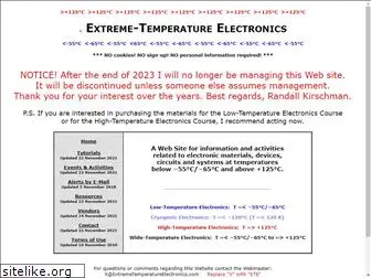 extremetemperatureelectronics.com