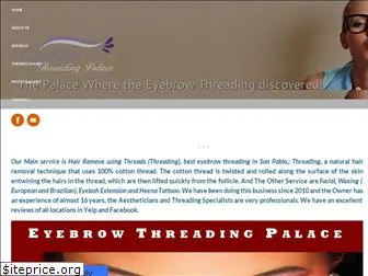 eyebrowthreadingpalace.com