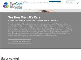 eyecarespecialtiesco.com