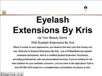 eyelashextensionsbykris.com