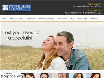 eyespecialistsofcarolina.com