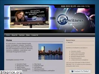 eyewitnessinvestigationsma.com