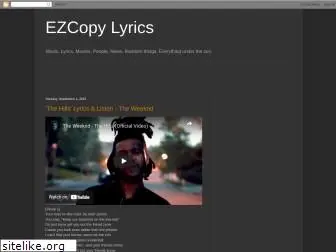 ezcopylyrics.blogspot.com