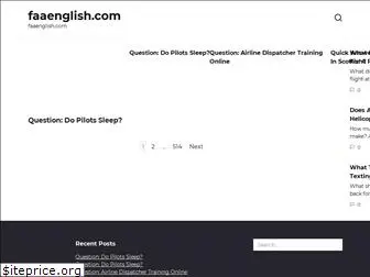 faaenglish.com