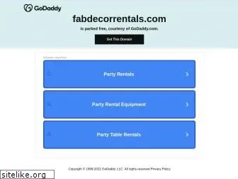 fabdecorrentals.com