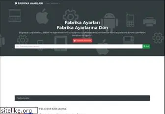 fabrikaayarlari.com